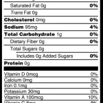 Flamethrower nutrition info
